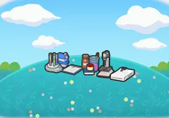 Experiment space habitat in Pokopia