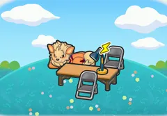 Interrogation desk habitat in Pokopia