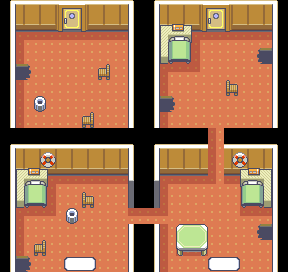 Rooms 1F map