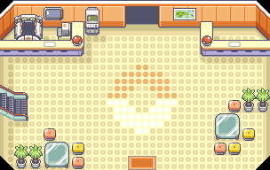 PokemonLeague 1F map