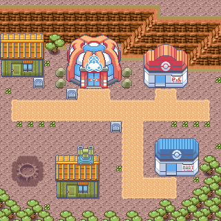 Fallarbor Town map