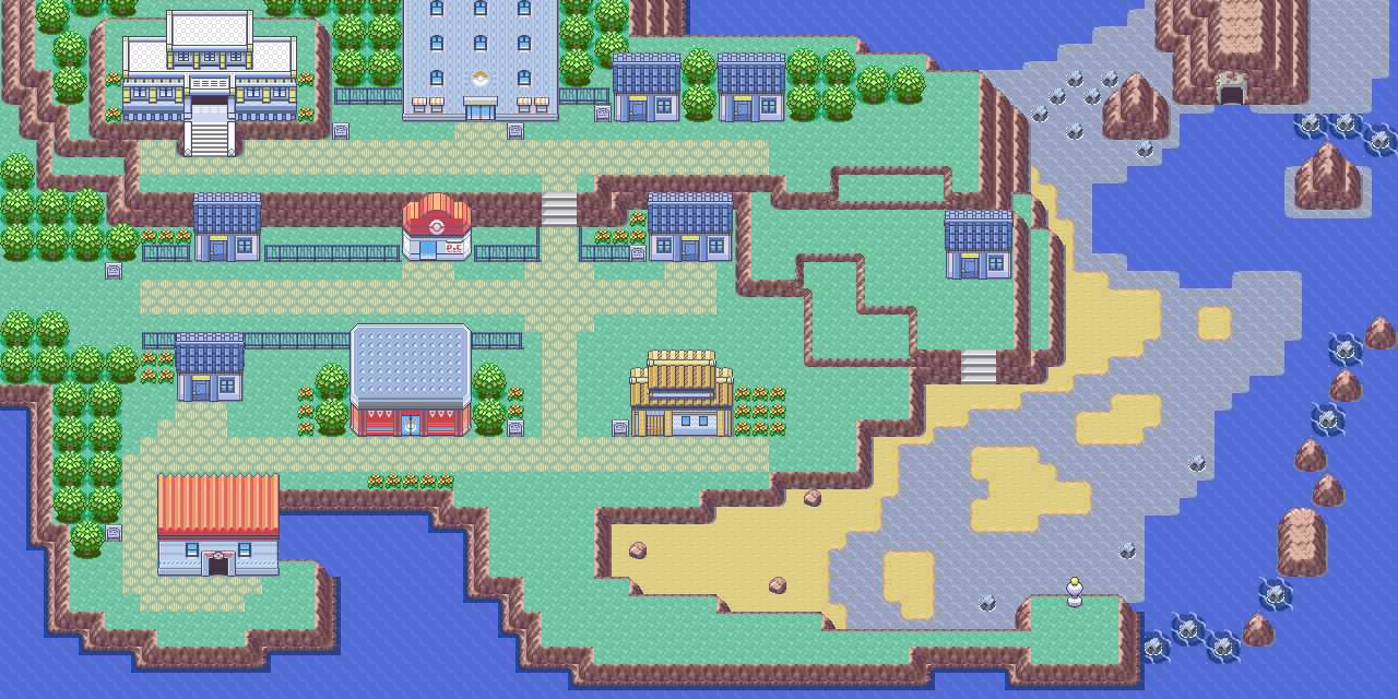 Lilycove City map