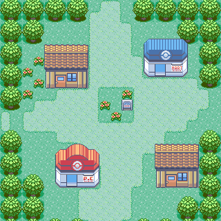 Oldale Town map