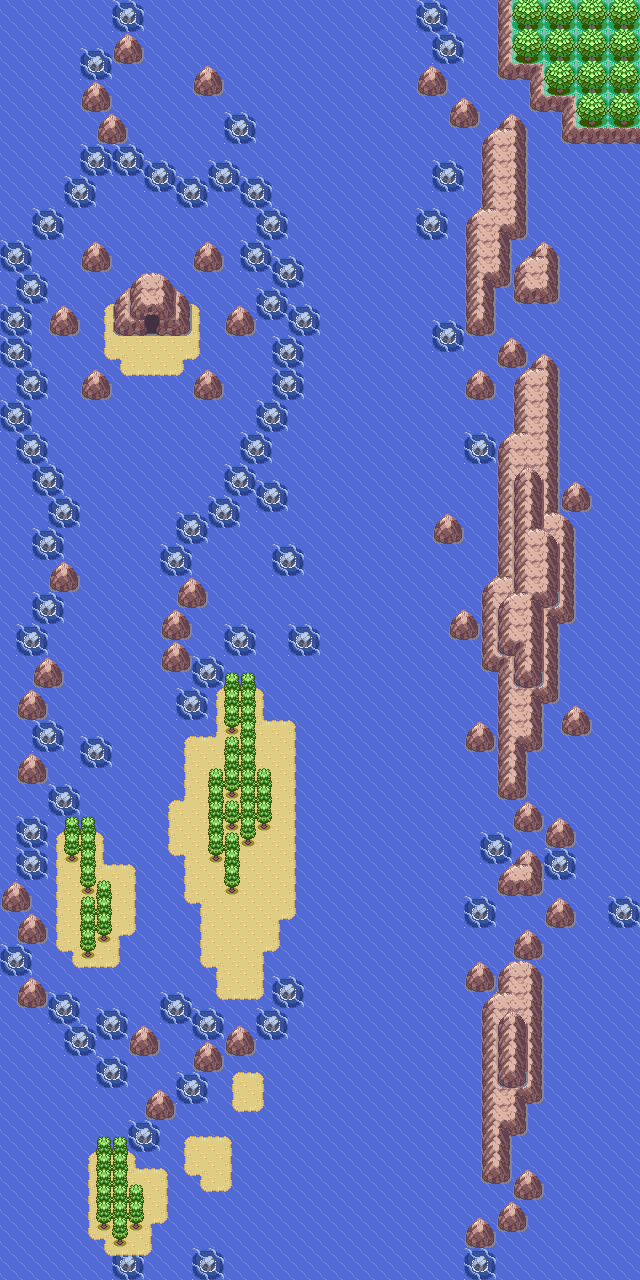 Route 105 map