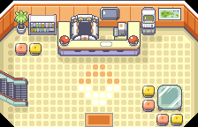 PokemonCenter 1F map