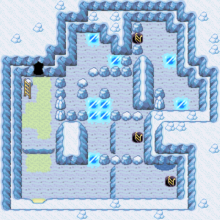 IcefallCave 1F map