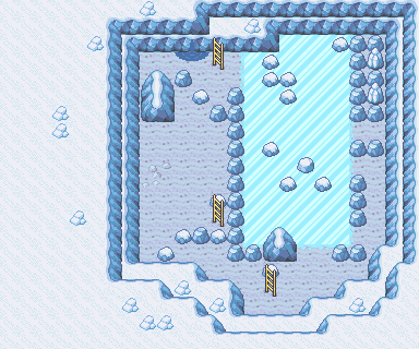 IcefallCave B1F map