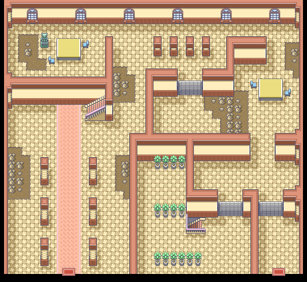 1F map