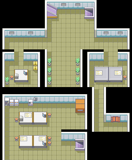 B1F map