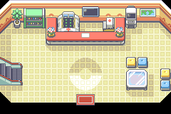PokemonCenter 1F map