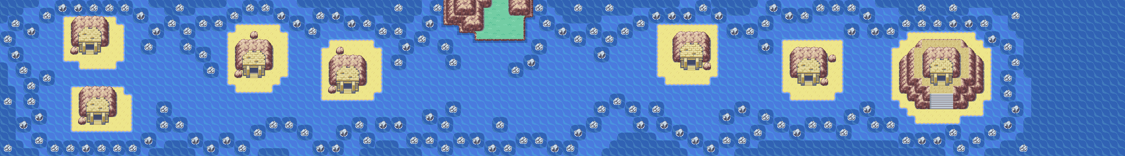 Tanoby Ruins map