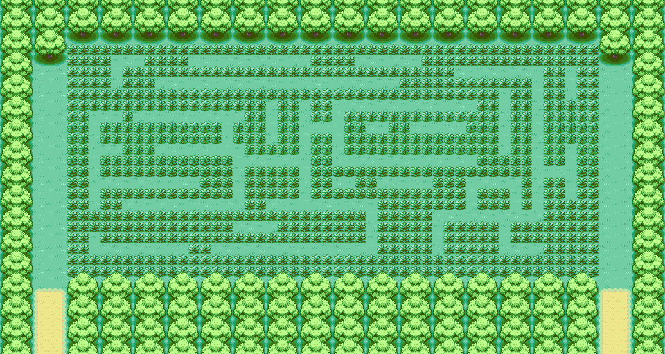 Pattern Bush map